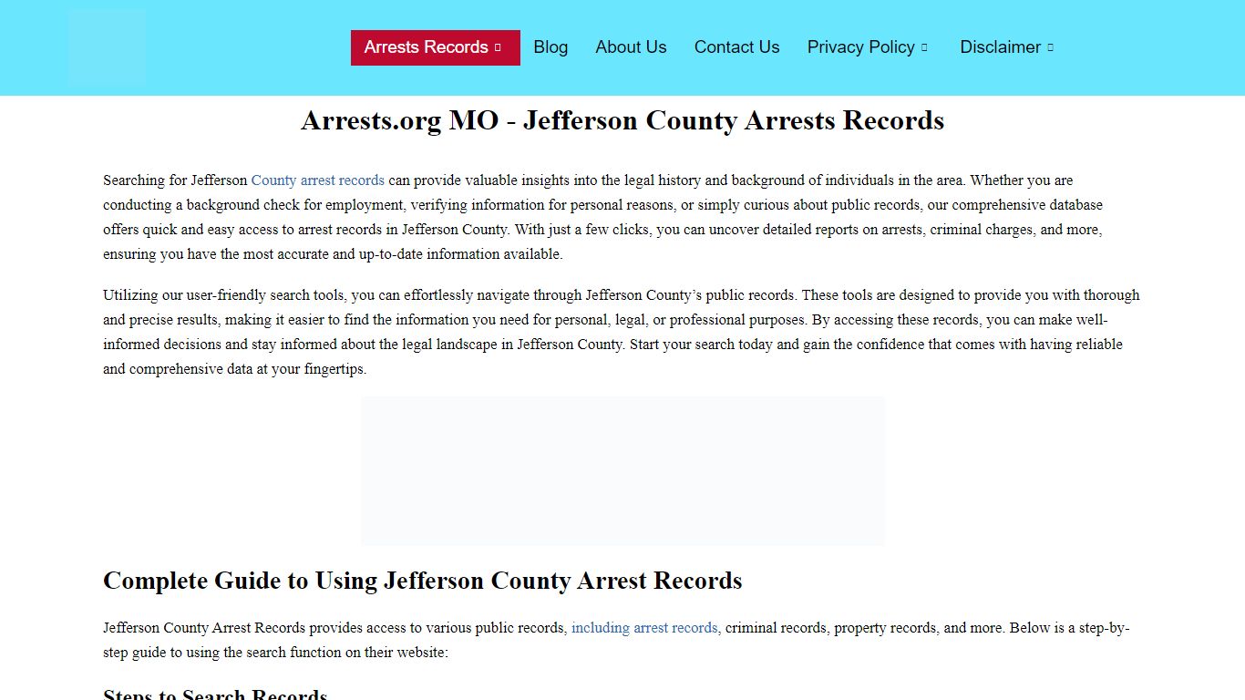 Arrests.org MO - Jefferson County Arrest Records