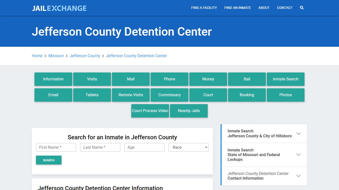 Jefferson County Detention Center - Jail Exchange