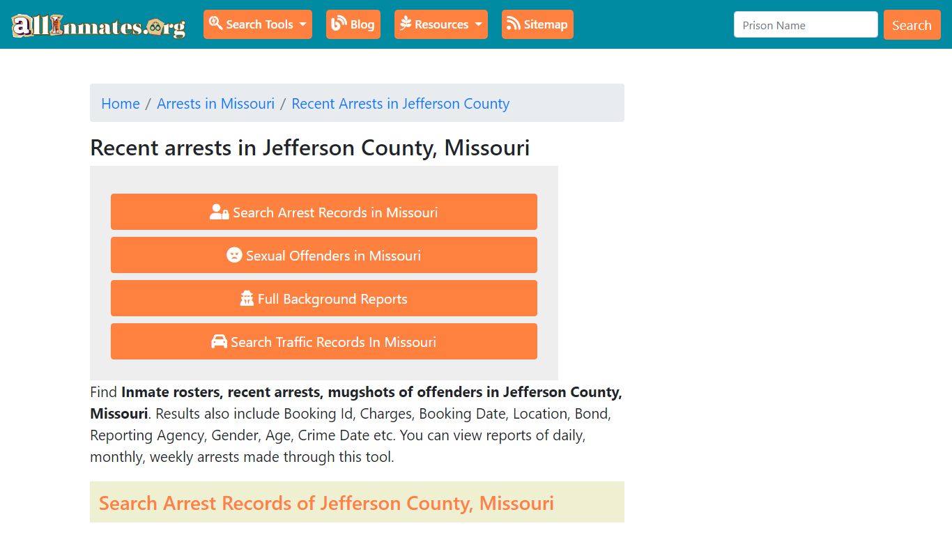 Recent arrests in Jefferson County, Missouri | Mugshots, Rosters ...